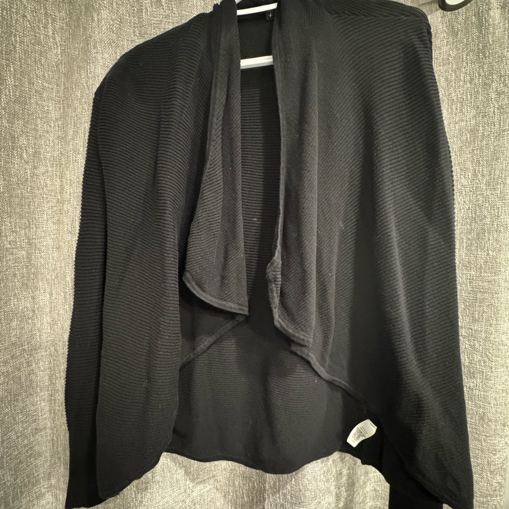 Express Women's Black Draped Shrug